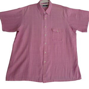 Steeplechase Mens Button Up Shirt Multi-Color Size XL Polyester Blend Collar